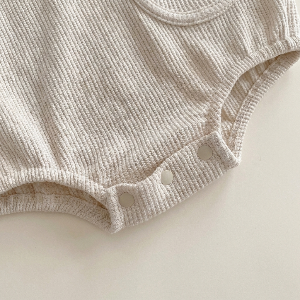 Ribbed Pocket Short Sleeves
